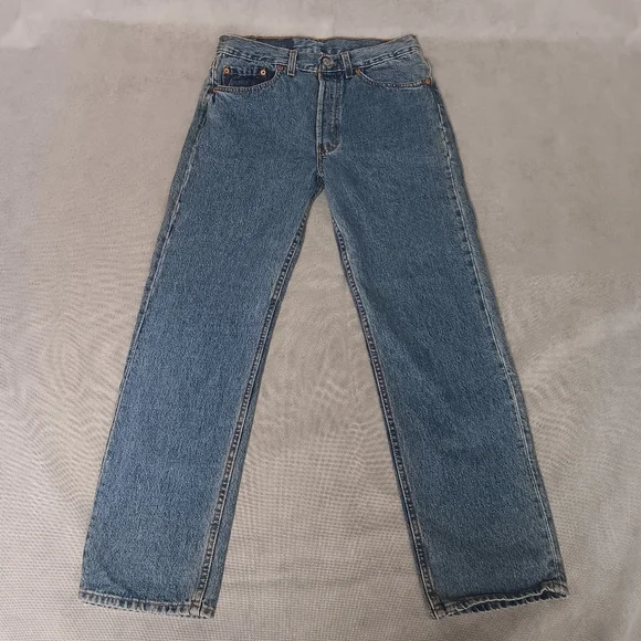 1990's Levi's 501 Blue Jeans 32x30 Light Wash Straight Leg New W/ Tags USA Made
